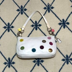 Coach Vintage Y2K Polka Dot Demi Mini Shoulder Bag Limited Edition 2004 3677